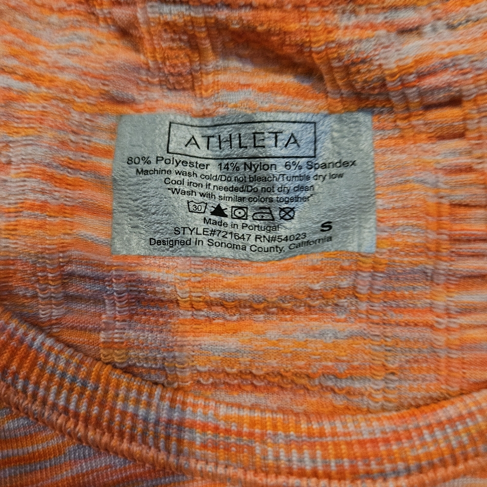 Athleta Fastest Track Tee Size Small - Picture 2 of 2